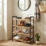 Bamboo shelving unit