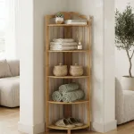 Bamboo shelving unit