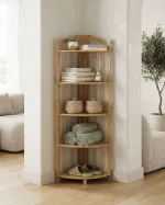 Bamboo shelving unit