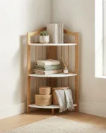 Bamboo shelving unit