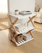 Bamboo shelving unit