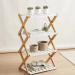 Bamboo shelving unit