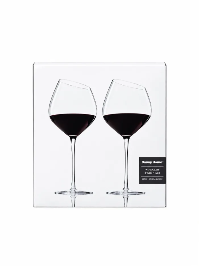 Danny Home Set of 4 Crystal Wine Glasses 540 ml - Image 2