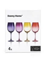 Danny Home К-кт цветни чаши за вино 4 бр. 450мл - Image 2